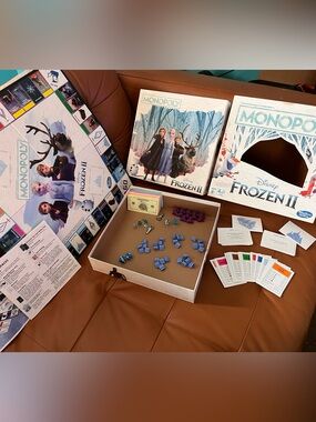 Disney Monopoly: Frozen II Edition - White & Blue